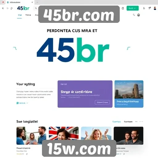 Navegação e interface do 45br.com são intuitivas